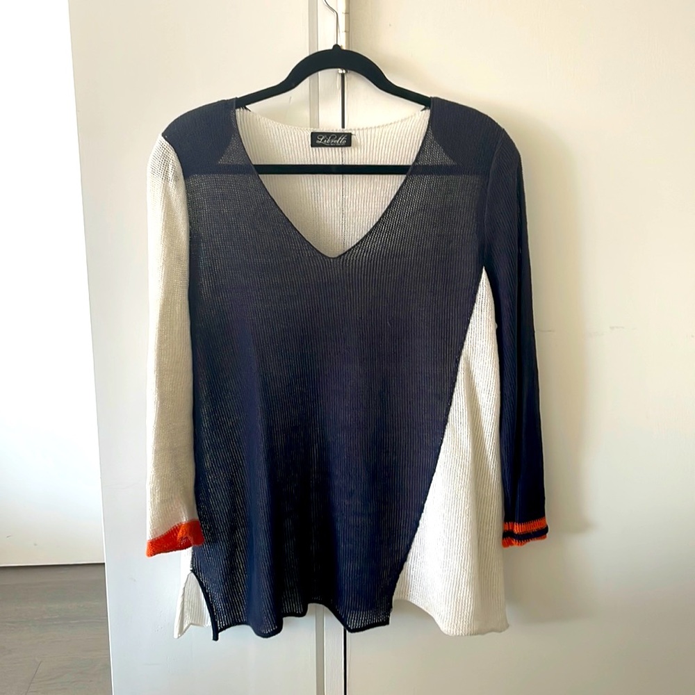 Beautiful long asymmetrical sweater